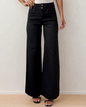 Brooke Wide Leg Jeans | High Rise Double Button Denim