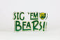 Sic 'Em Bears Acrylic Block Shelfie