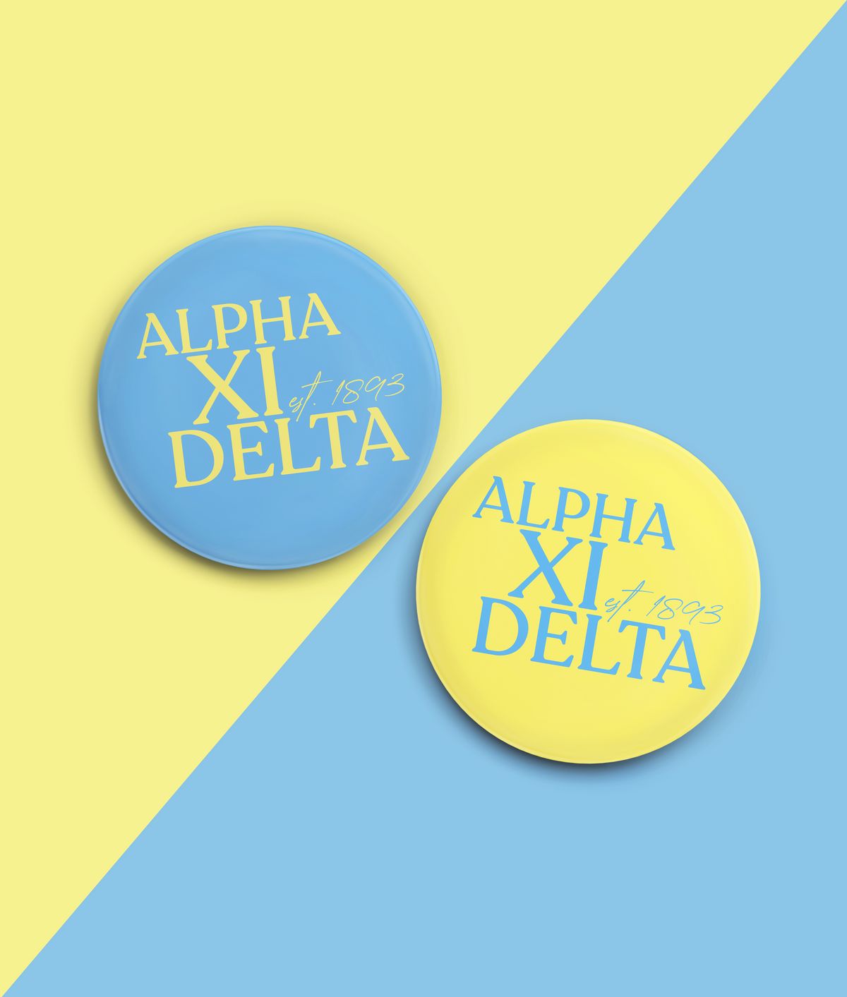 Alpha Xi Delta Acrylic Coasters