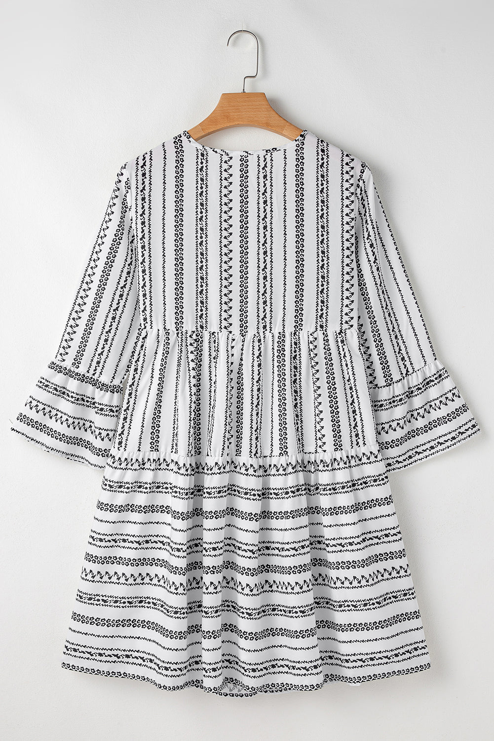 Kienna Bell Sleeve High Waist Mini Dress