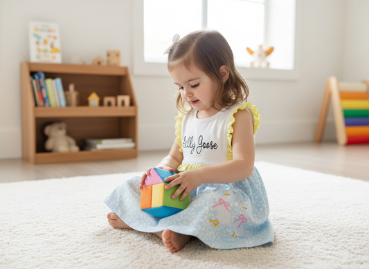 Silly goose cotton dress