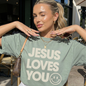 Jesus Loves You Graphic T-Shirt | Faith-Based Christian Tee