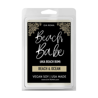 Beach & Ocean Soy Wax Melts Vegan, Dye-Free, Hand-Poured With Botanicals