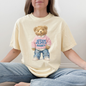 Jesus Loves Me Teddy Bear Graphic Tee | Faith-Inspired