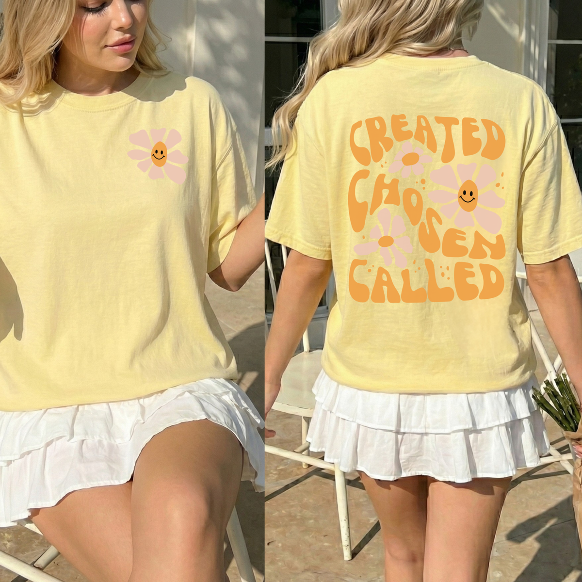 Created Chosen Called Graphic T-Shirt | Faith-Based Christian Tee