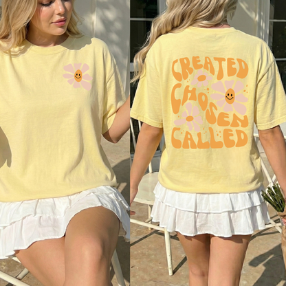 Created Chosen Called Graphic T-Shirt | Faith-Based Christian Tee