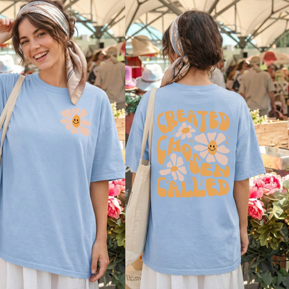 Created Chosen Called Graphic T-Shirt | Faith-Based Christian Tee