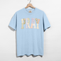 PRAY Faux Patchwork Graphic Tee