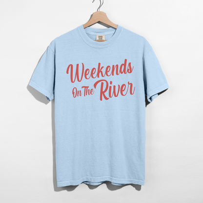Weekends On The River Graphic Tee