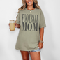 Distressed Football Mom Tee Shirt