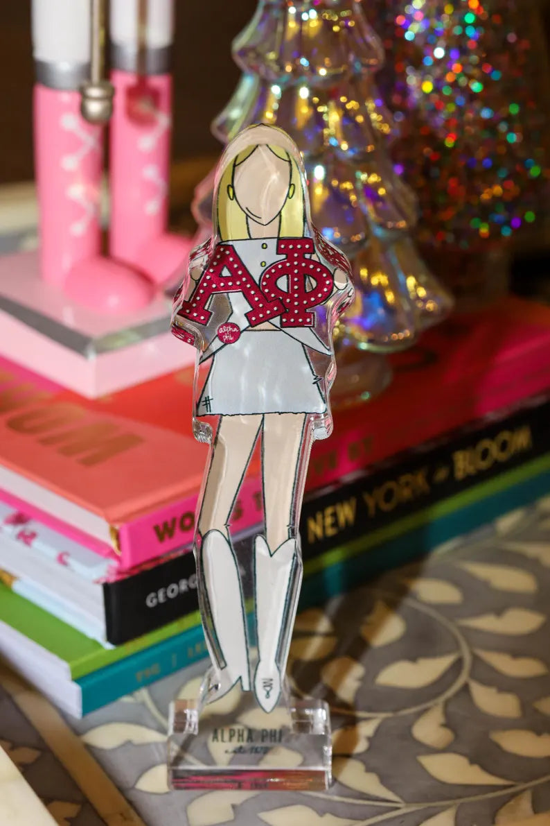 Alpha Phi Acrylic Block Shelfie