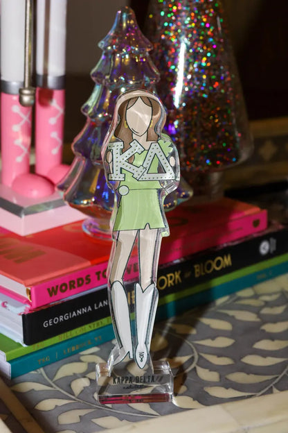 Kappa Delta Acrylic Block Shelfie