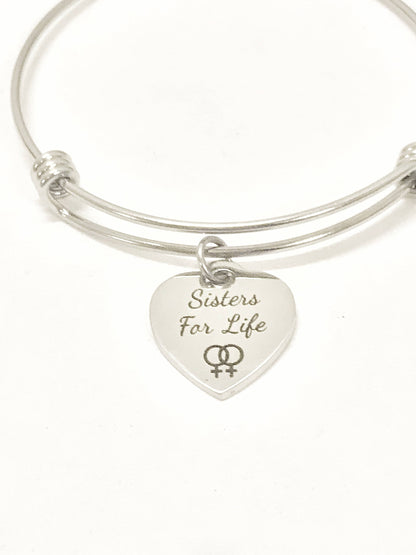 Sisters Jewelry, Sisters For Life Bracelet, Sisters Bracelet, Best Friend Sister, Sorority Sisters Gift, Sorority Sisters Jewelry Valentine
