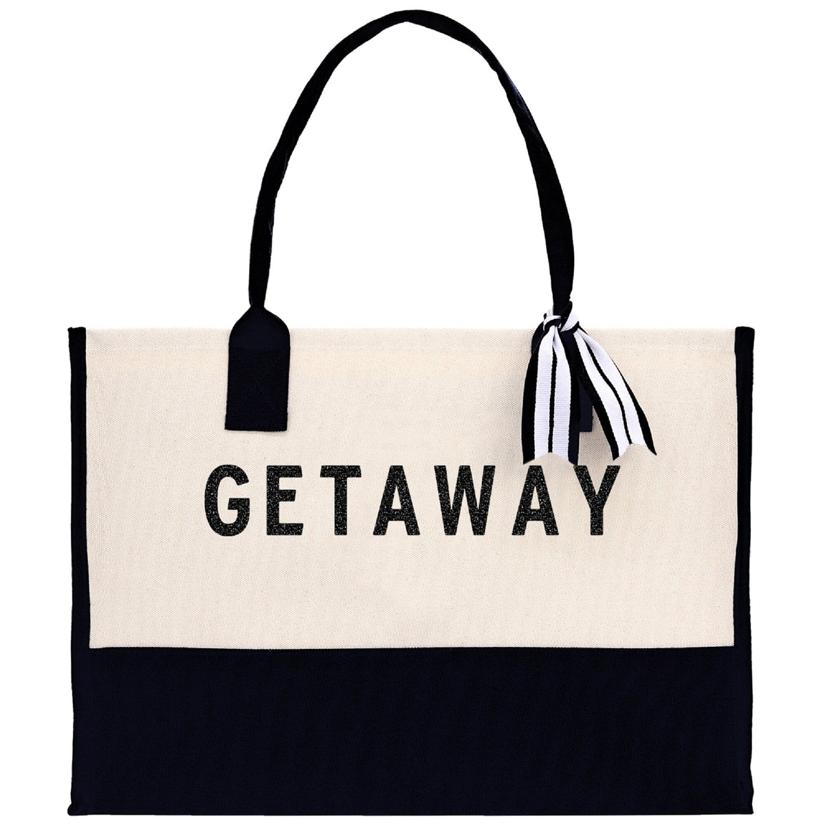 Getaway Beach Tote Bag - Large Chic Tote Bag - Gift for Her - Vacation Tote Bag - Weekender Bag - Travel Tote