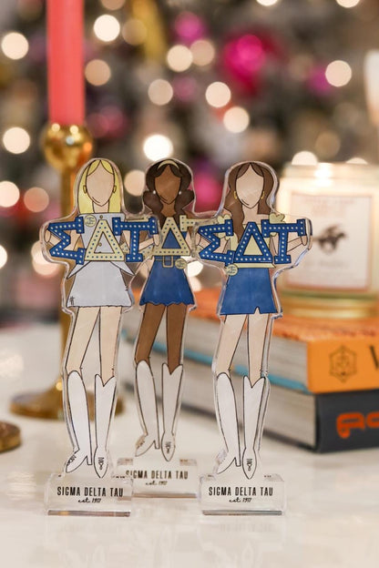 Sigma Delta Tau Acrylic Block Shelfie