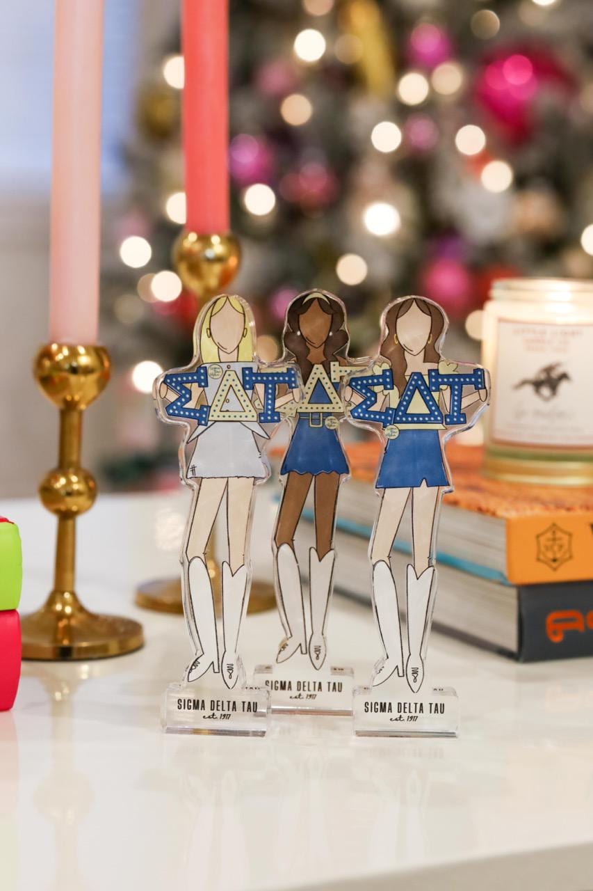 Sigma Delta Tau Acrylic Block Shelfie