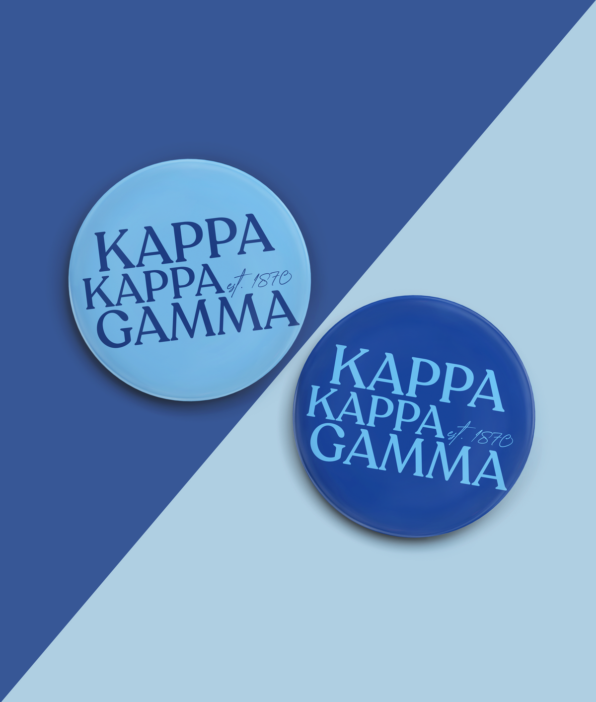 Kappa Kappa Gamma Acrylic Coasters