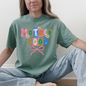 Motherhood Retro Floral Bow Graphic Tee