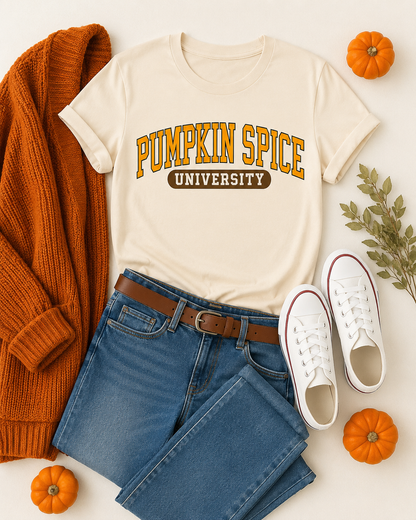 Pumpkin Spice University Graphic Tee