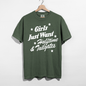 Girls Just Want Halftime & Tailgates Graphic Tee | Football Game Day Shirt
