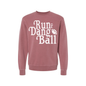 Run the Dang Ball Football Sweatshirt | Vintage Game Day Crewneck