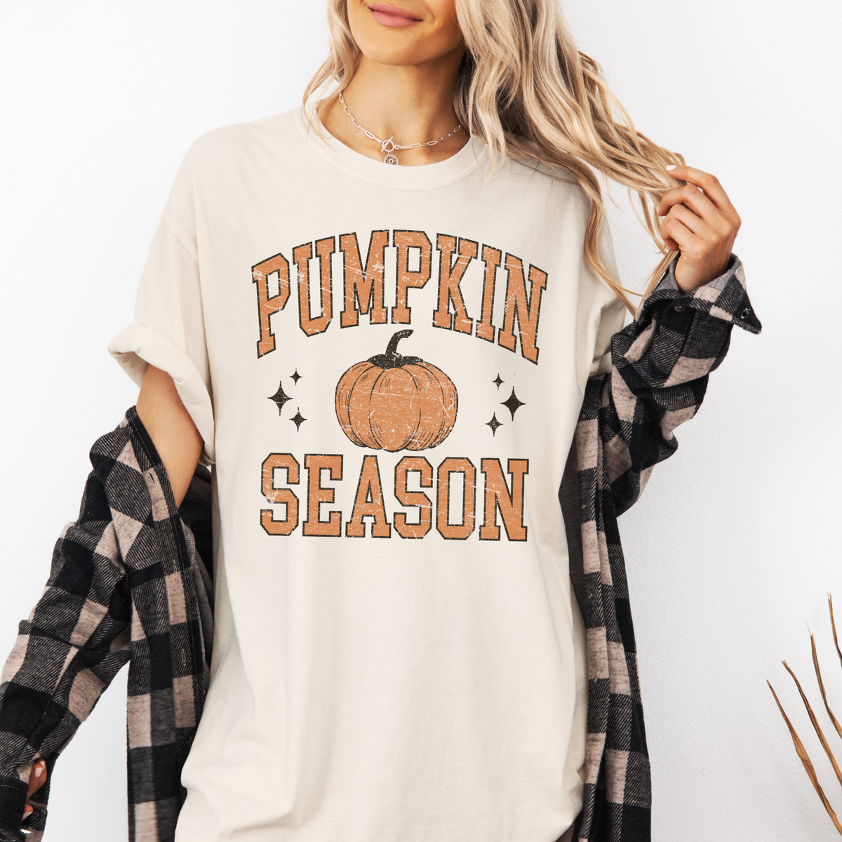 Pumpkin Season Graphic Tee | Fall Halloween Shirt