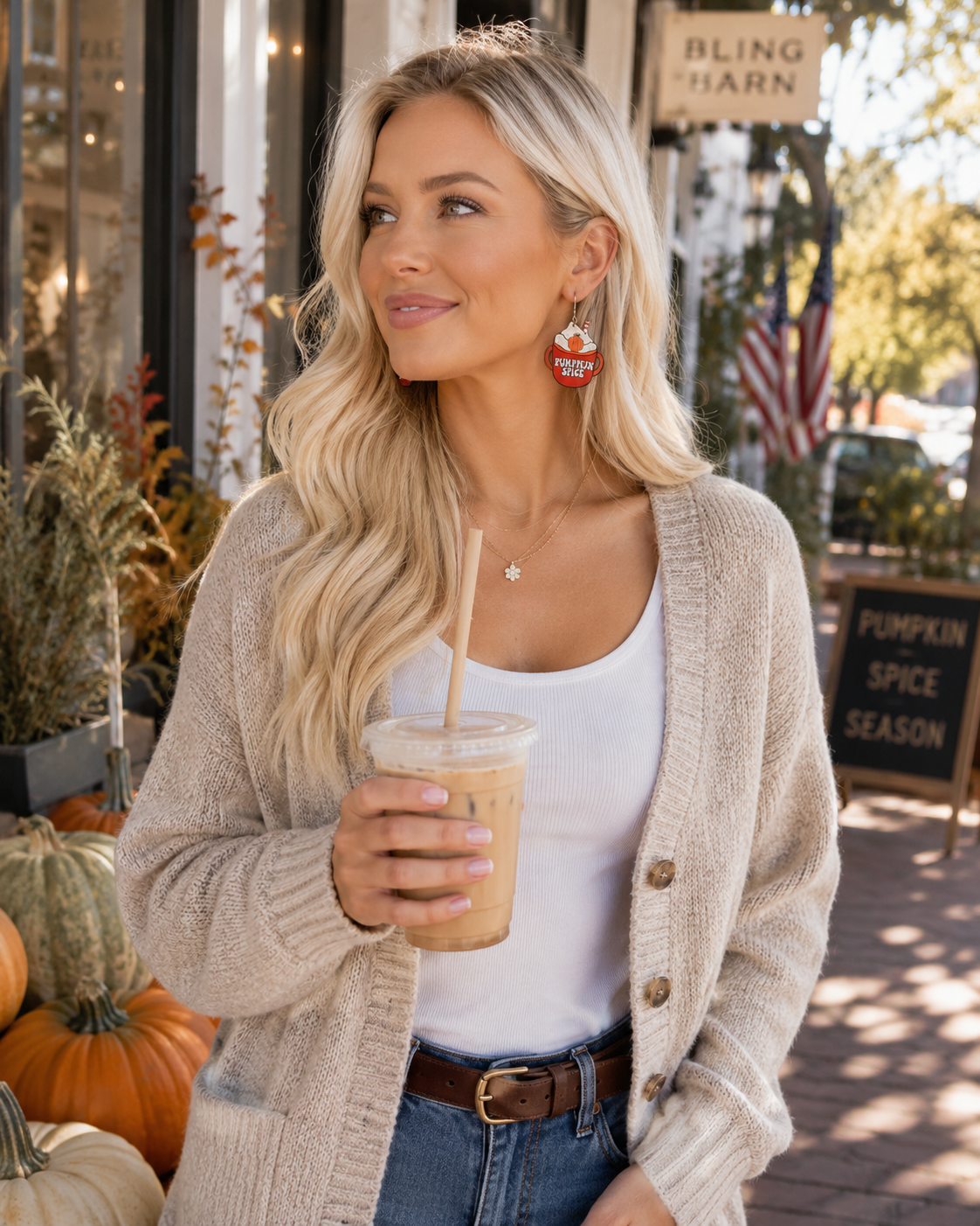 Pumpkin Spice Season Earrings