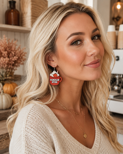 Pumpkin Spice Season Earrings