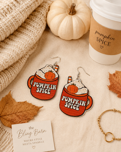Pumpkin Spice Season Earrings