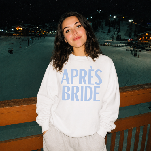 Après Bride Sweatshirt – Ski Bachelorette Party Crewneck