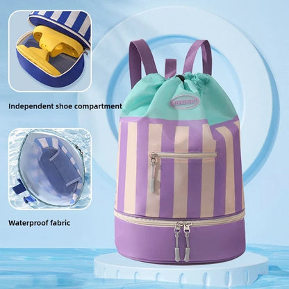 Bolsa Natación Niños Seco Húmedo SMHXIANGQIANJIN Dibujos Animados Impermeable