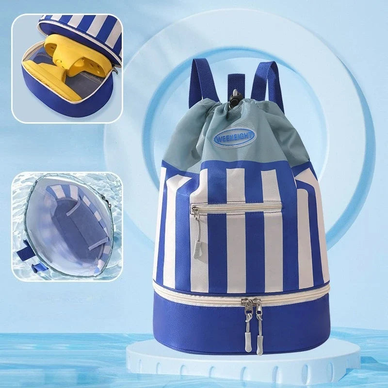 Bolsa Natación Niños Seco Húmedo SMHXIANGQIANJIN Dibujos Animados Impermeable