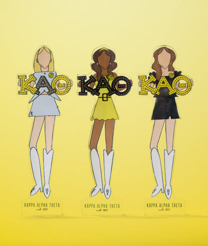 Kappa Alpha Theta Acrylic Block Shelfie