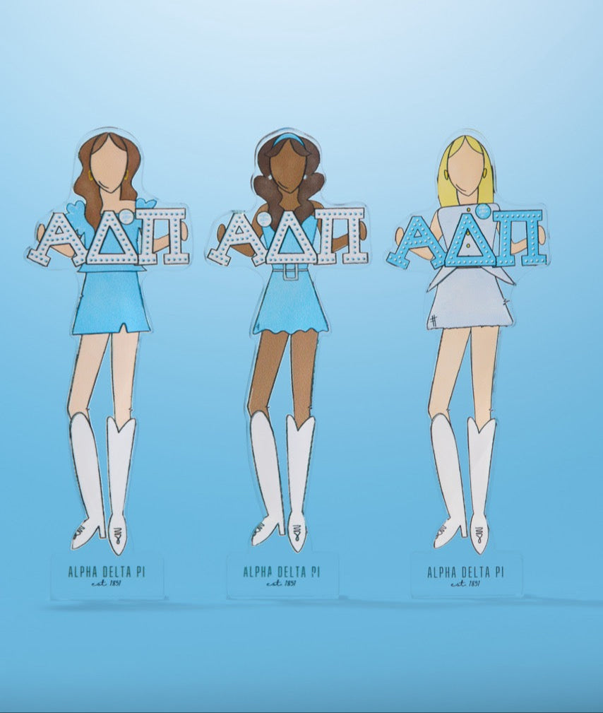 Alpha Delta Pi Acrylic Block Shelfie