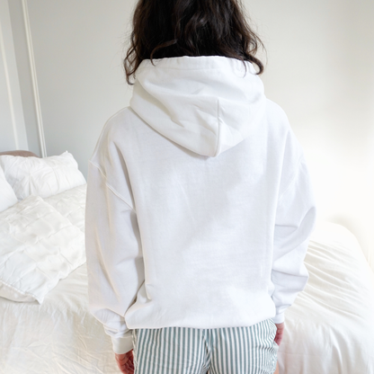 PRAY Patchwork Hoodie – Faith-Inspired Cozy Sweatshirt